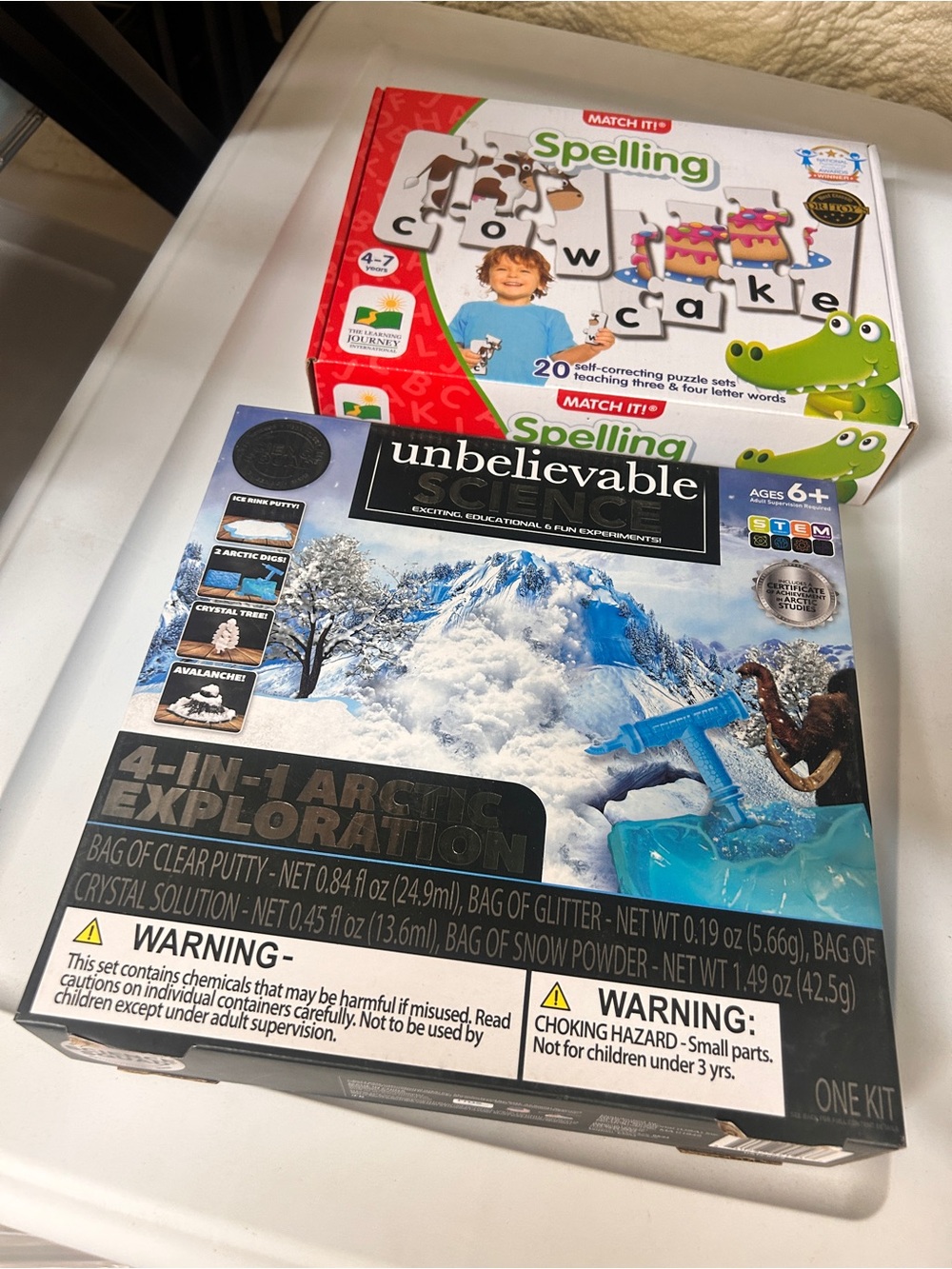 Set of two kids activities